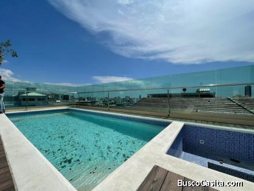 Vendo Apartamento En Moderna Torre En Evaristo Morales 