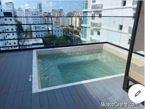 Alquilo Apartamento Amueblado En Piantini ; Idi: 131500