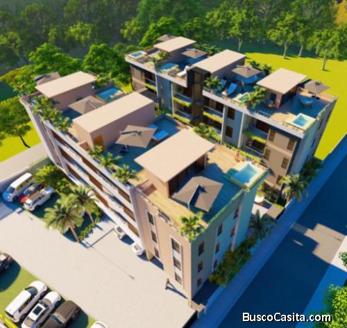 INVERSION ASEQUIBLE Propiedades e inmuebles 1 Cuarto de dormir  EN PUNTA CANA | PALM BEACH CORTECITO