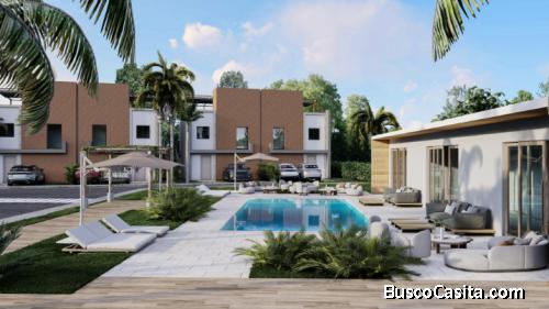 Cana Hills Residences Alquileres vacacionales Villas y townhouses    2 Baños  en Punta Cana, La Alta