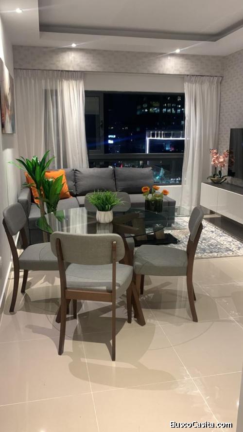 Apartamento amueblado en alquiler  en Evaristo Morales de una Habitación 
