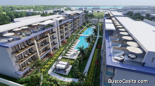 EN VENTA DPTOS PARA AIRBNB EN REPUBLICA DOMINICANA PUNTA CANA 1 Hab  1, 2 Baths   938