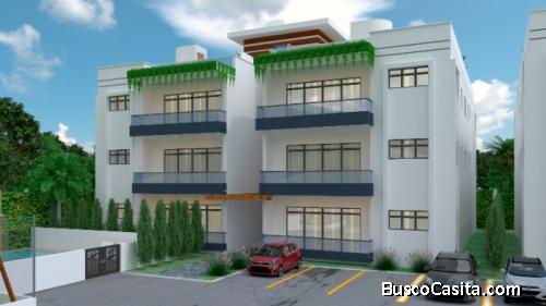 Proyecto APARTAMENTOS PARA AIRBNB EN REPUBLICA DOMINICANA PUNTA CANA 1 Dorm   1 o 2 parkings  300
