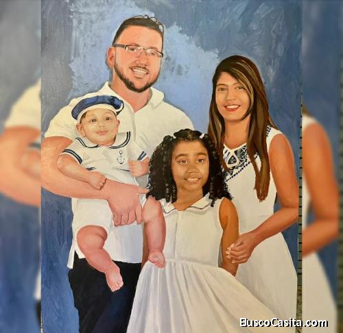 Pinturas Al Óleo Y Carboncillo, Rd!