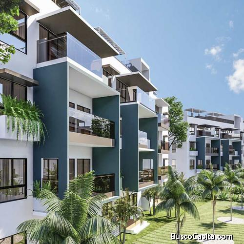 NUEVA CONSTRUCCION Piso 1 Hab  2 Baños 1 y 2 parkings en PUNTA CANA REPUBLICA DOMINICANA | OASIS PAR