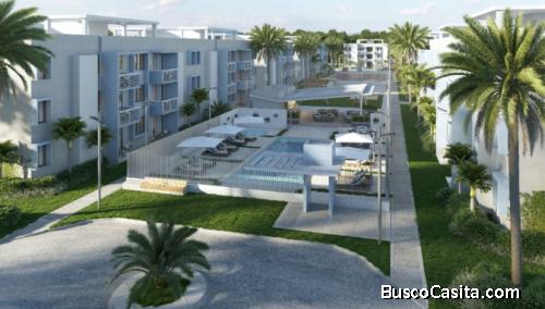 EN VENTA Departamento 2, 3 Habitaciones  1 y 2 Baths 1 o 2 estacionamientos en PUNTA CANA BAVARO | E