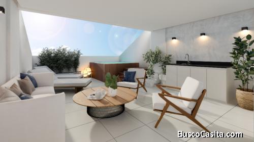 NUEVO RESIDENCIAL Pisos 1 Pieza  1 Bath 1, 2 parkings  en 3er Nivel  en PUNTA CANA BAVARO | CANA ROC