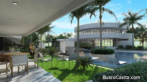  EN CONSTRUCCION ApartamentoS 1, 2, 3 Piezas  1 Bath 1 parking  en 1er Nivel  en PUNTA CANA BAVARO |
