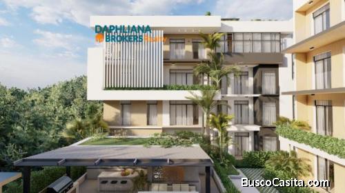 CAP CANA PROYECTO 1 Dorm  1 o 2 Baños 1 parking  en 1er Nivel 629