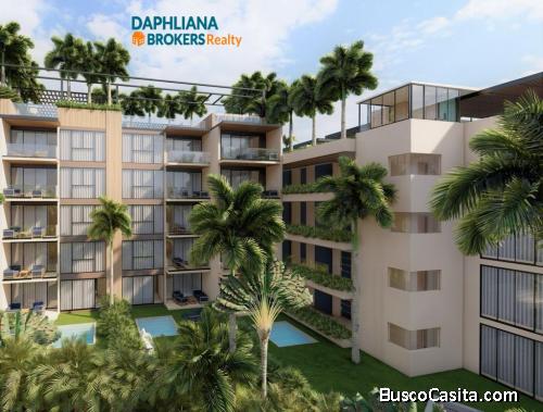 CAP CANA INMUEBLES 1, 2 Cuartos  1 Baño 1 estacionamiento  en 1er Piso 131