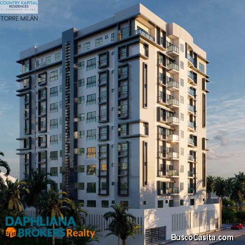 COUNTRY KAPITAL RESIDENCES RESIDENCIAL DE APTO 1 Hab  en 4to Nivel  EN SDE