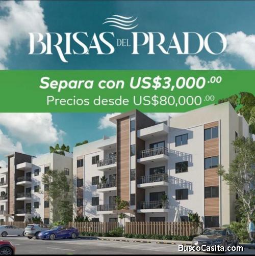 PROYECTO DE APTOS BRISAS DEL PRADO II, en la Av. Ecológica,  Acceso controlado, áreas sociales