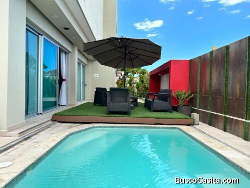 Casa con domotika y paneles solares en Santo Domingo Oeste