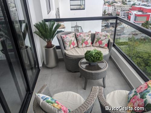 Alquilo Apartamento amueblado en Mirador Norte.