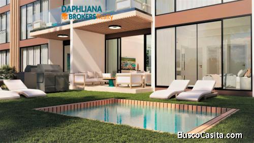 Pisos 3 Habitaciones  1, 2 Baños 1 o 2 parqueos  EN CAP CANA REPUBLICA DOMINICANA 713