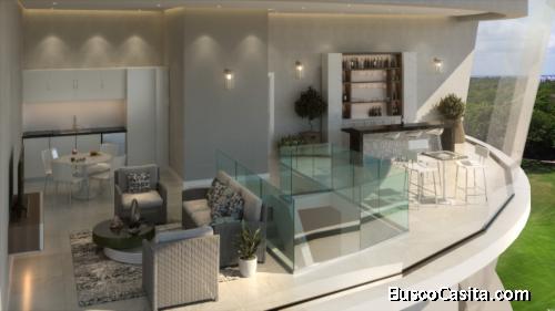 EN VENTA INMUEBLES 1, 2 Habitaciones  1, 2 Baños 1 parqueo  en 4to Nivel EN CANA ROCK CANA BAY 741