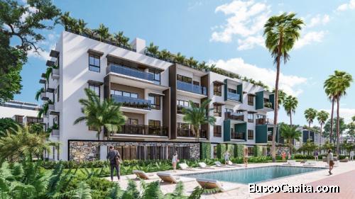 3 Habs  1 y 2 Baños 1 parking  en Cuarto Nivel EN  PUNTA CANA BAVARO 525