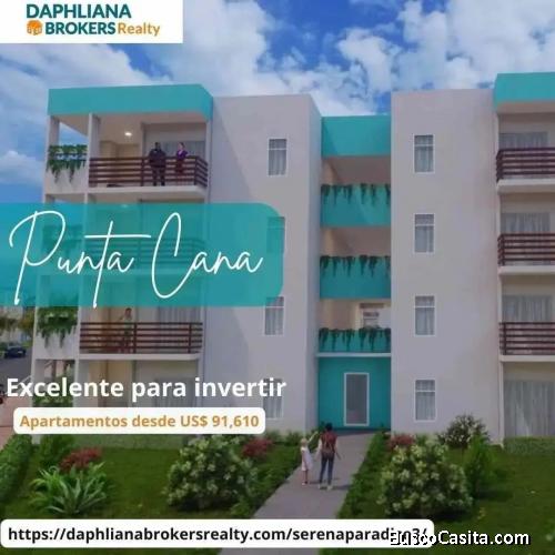 SERENA PARADISE VENTA DE Pisos 1 Habitación  2 Baños 1 parking  EN  REPUBLICA DOMINICANA 109