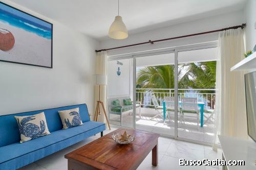Apartamento en primera linea de Playa con Vista al mar, en Juan Dolio