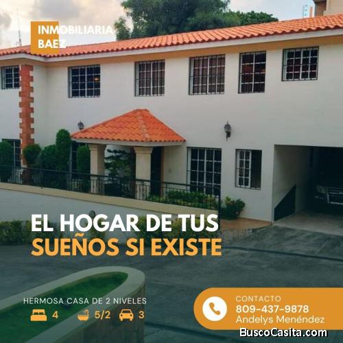 HERMOSA Y CLASICA CASA DE 2 NIVELES EN ARROYO HONDO III