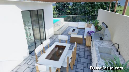 Modernos y acogedores apartamentos de 1 Hab  1 y 2 Baths 1, 2 parqueos  en Tercer Nivel   264