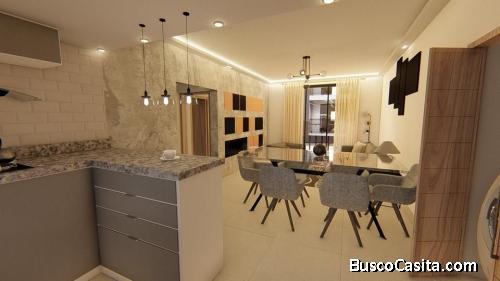 RESIDENCIAL CONDOMINIO de 1 Hab  1 Bath 1 y 2 parkings  en Cuarto Piso  CORTECITO 698