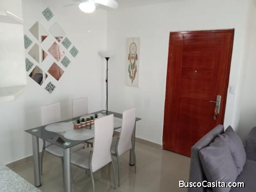 apartamento en Bavaro 2 habitacion amueblado ciudad las cayenas