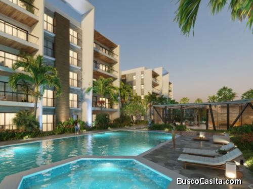 Lujoso Residencial Edificio de Departamentos 1 y 2 Habs     en VISTA CANA PUNTA CANA 735