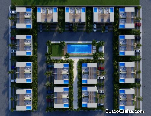 TRINITARIA RESIDENCES REPUBLICA DOMINICANA PISOS BARATOS  1 Baño 1, 2 parqueos 606
