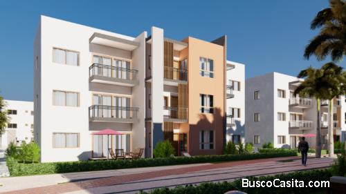 COSTA BAVARO GARDEN LA ALTAGRACIA PUNTA CANA VENTA DE PROYECTO 1 y 2 Dorms   1 estacionamiento 8