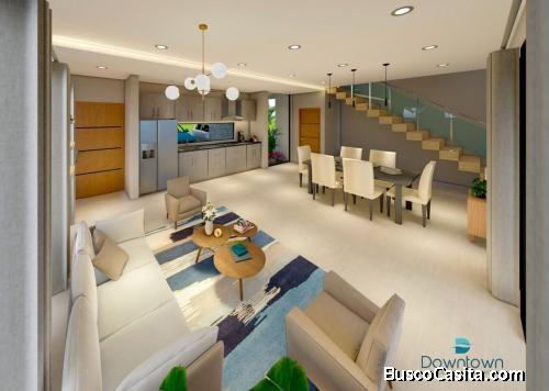 DOWNTOWN RESIDENCES BAVARO PUNTA CANA PROYECTO INMOBILIARIO  1 Bath 1 y 2 estacionamientos 249