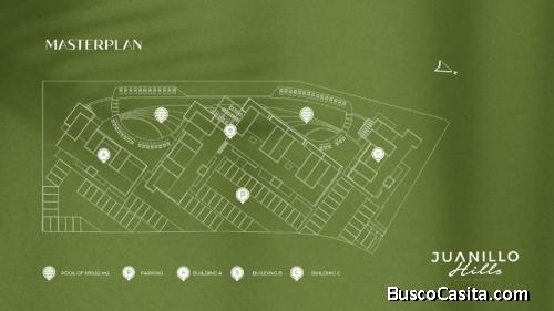 JUANILLO HILLS VISTA CANA PUNTA CANA Proyectos Nuevos y en Pre-construcciónPENTHOUSES 2, 3 Dorms  1 