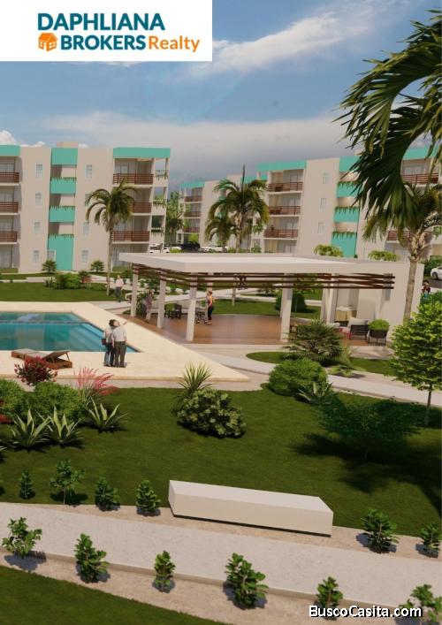 Oportunidad de invertir BAVARO PUNTA CANA RESIDENCIALES 1 Dormitorio  1 o 2 Baths  en Cuarto Piso   