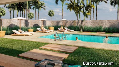 Villa y  townhouse de 2 pisos    1 estacionamiento en Punta Cana Republica Dominicana 954