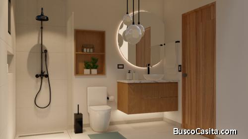 En Pre construcción Villas y townhouses  de 2 pisos     en Punta Cana Republica Dominicana 432