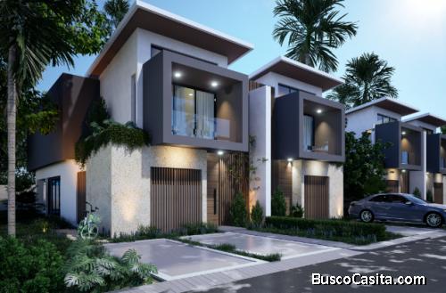 OPORTUNIDAD DE INVERSIONES Viviendas de 2 plantas   2 Baths 1, 2 parkings en VISTA Cana Bavaro 302