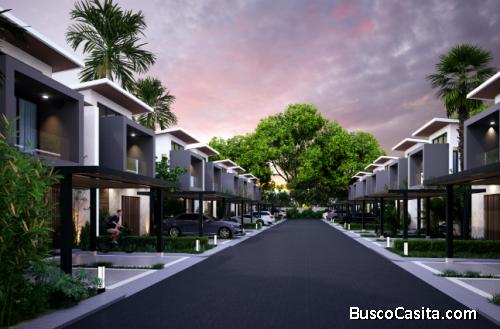 Excelente CONDO DE Villa y  townhouse DE LUJO de 2 plantas   1 Bath 1 parqueo en VISTA Cana Punta Ca