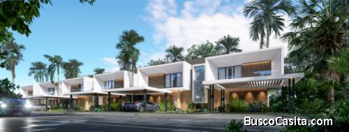 SAND VILLAGE AT Las Canas CAP CANA Nuevo proyecto de Villas y townhouses  DE LUJO   2 Baños 1 parkin