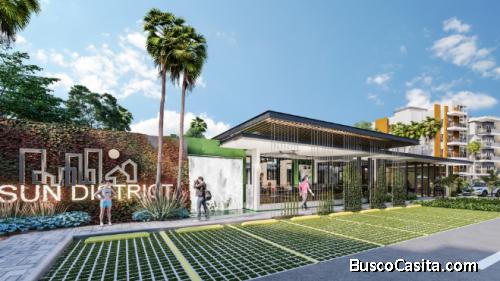 SUN DISTRICT Financiamiento Hipotecario REPUBLICA DOMINICANA PROYECTO DE CONDOMINIOS 1 Hab  en 3er N