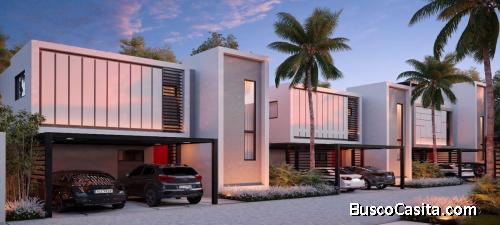 Villas Nove Costa Cana Villas y townhouses  DE LUJO 3 BDR   1 Baño 1 parking en Punta Cana, La Altag