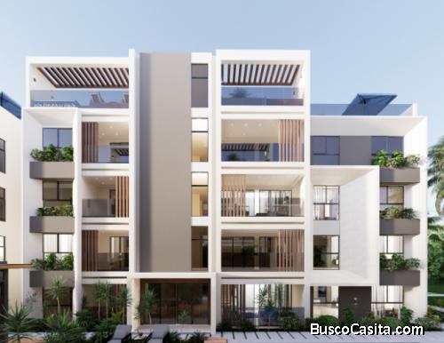 SUNSET RESIDENTIAL APTOS 1 Dorm  en Cuarto Nivel  EN VISTA CANA 448