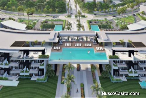 PANORAMA LUXURY  EN VENTA Piso 1, 2, 3 Dormitorios  1 o 2 Baños 1 o 2 parqueos en PUNTA CANA 438