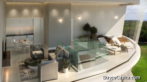 EN VENTA INMUEBLES 2 Dorms  Habitaciones   1, 2 parqueos  en Cuarto Piso EN CANA ROCK HARD ROCK 936