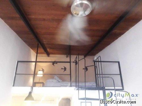 Aparta Estudio Amueblado en alquiler En Piantini