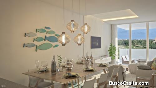 Vendo Apartamento En Punta Cana Vista A Campo De Golf; Idi: 116897