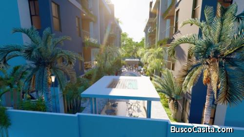 REAL ESTATE COMPLEJO HABITACIONAL1 Recámara  EN REPUBLICA DOMINICANA | PALM BEACH CORTECITO 311