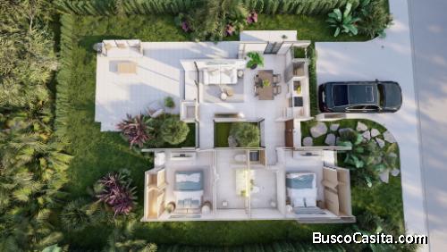 MACAO HILLS Nuevo proyecto de Townhouse de 2 plantas    1 o 2 estacionamientos en Punta Cana, La Alt