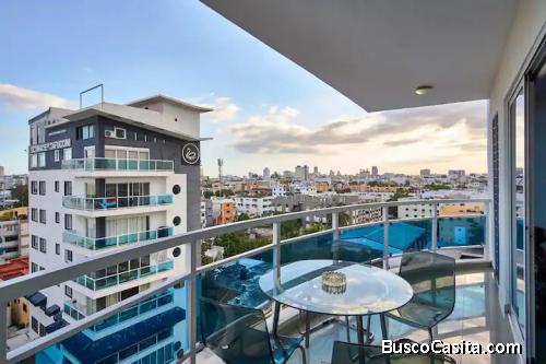 Apartamento Amueblado De 2 Habitaciones En Evaristo ; Idi: 137464