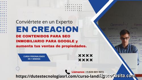 Curso SEO LOCAL EN GOOGLE  PARA CORREDOR DE BIENES RAICES Uruguay 575