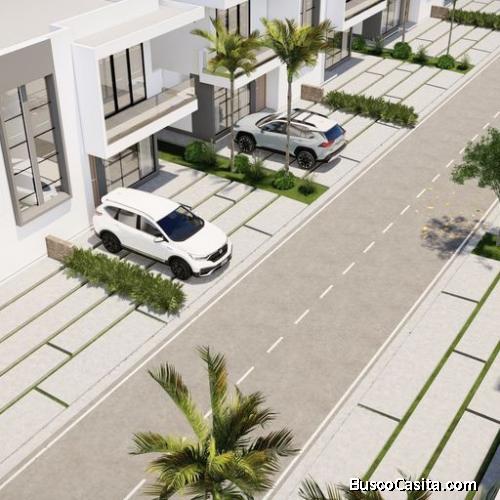 Casa Tipo Townhouse  En  Venta En Punta Cana; Idi: 134221